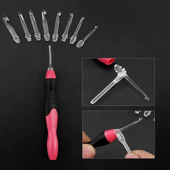 Rechargeable LED Crochet Hook Set - product view 7