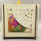 Wooden Yarn Guide and Craft Tool Organizer - product view 8