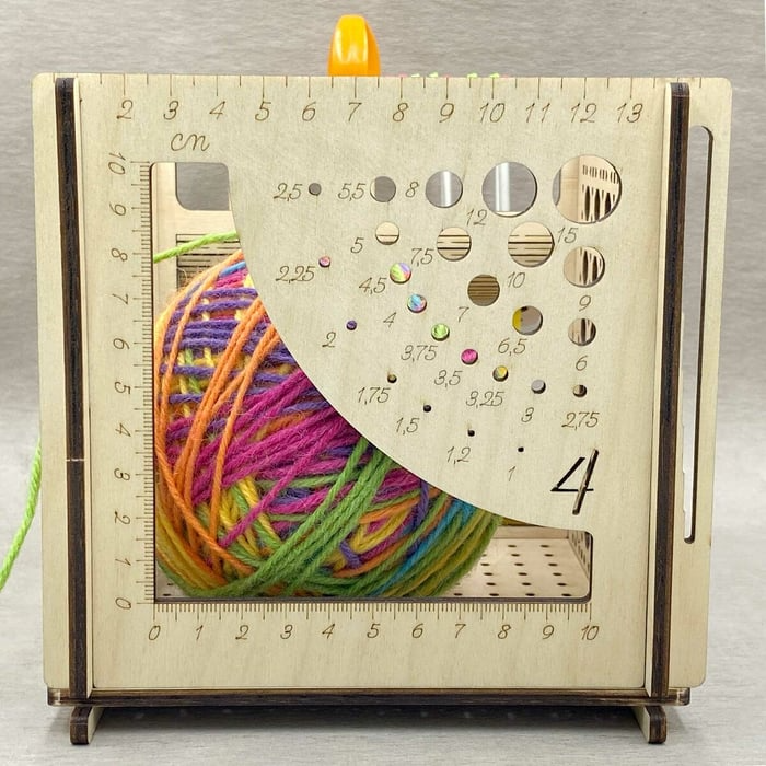 Wooden Yarn Guide and Craft Tool Organizer - product view 8