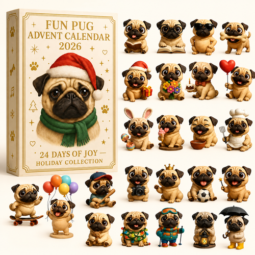 Playful Pugs advent calendar, gallery image 2
