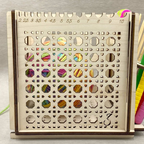 Wooden Yarn Guide and Craft Tool Organizer - product view 9