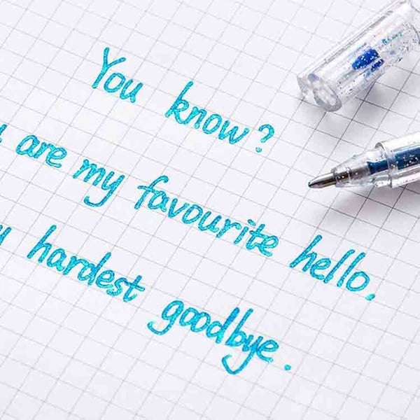 Glitter Gel Pens for Lettering and Crafts - product view 3