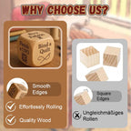 Engraved Wooden Decision Dice - product view 9