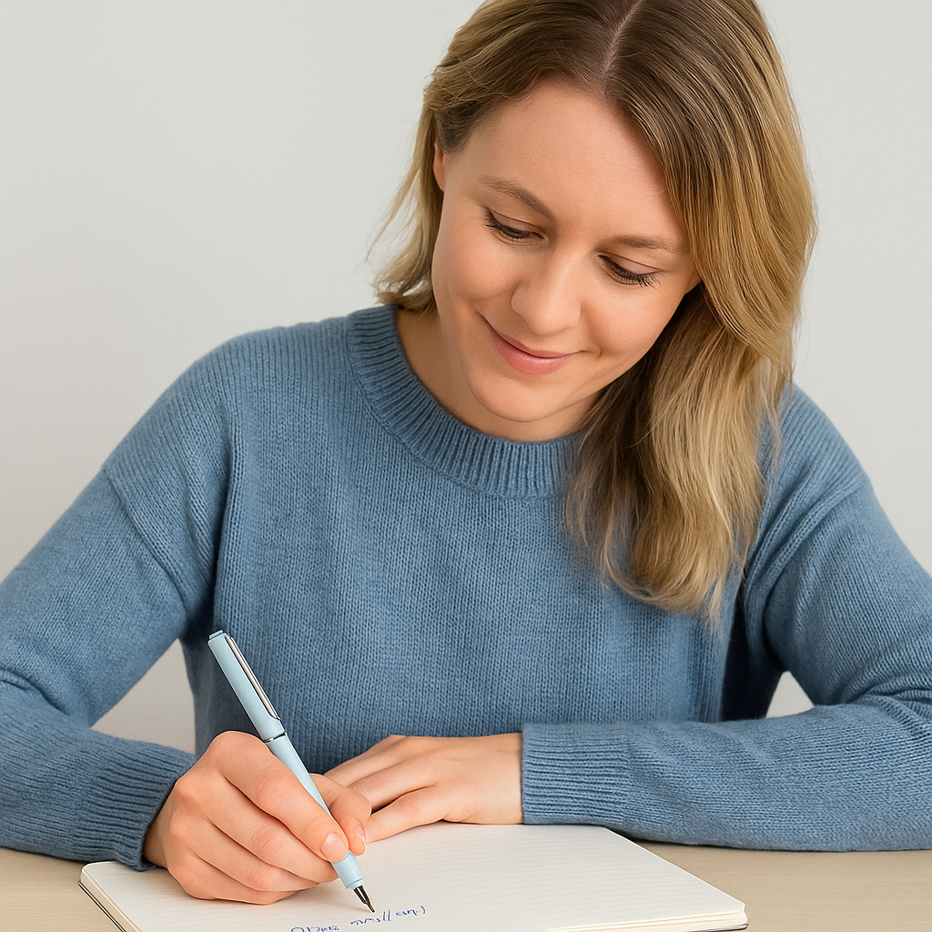 Click-Retractable Writing Pen - product view 1