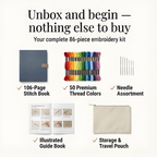 106-Stitch Embroidery Practice Book Kit - product view 3