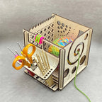 Wooden Yarn Guide and Craft Tool Organizer - product view 1