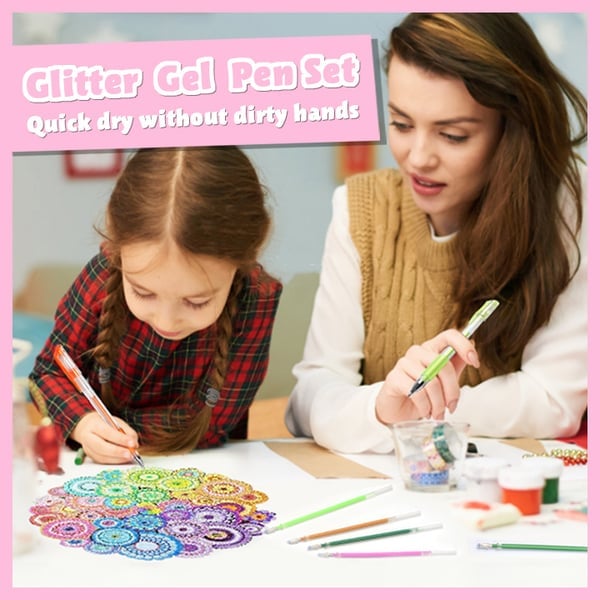 Glitter Gel Pens for Lettering and Crafts - product view 5