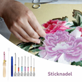 Wooden-Handle Interchangeable Embroidery Needle Kit - product view 1