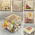 Wooden Yarn Guide and Craft Tool Organizer - product view 13