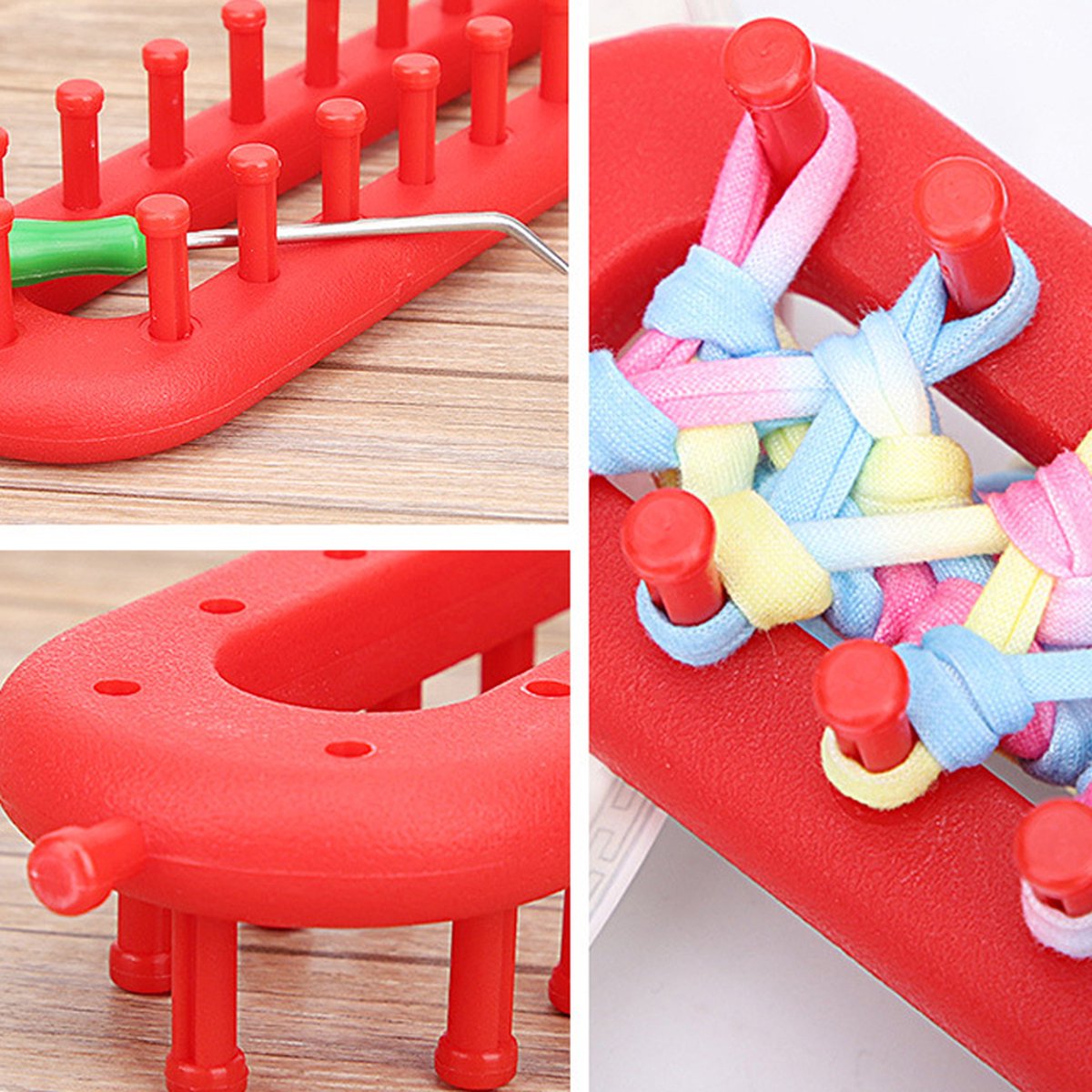 Portable Needle-Free Knitting Loom - product view 3