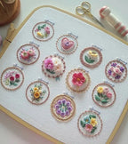 12-Design Floral Embroidery Starter Kit - product view 4