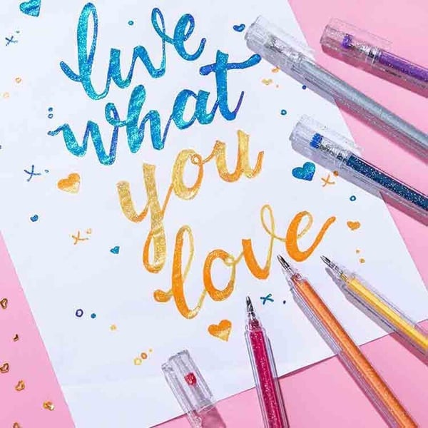 Glitter Gel Pens for Lettering and Crafts - product view 13