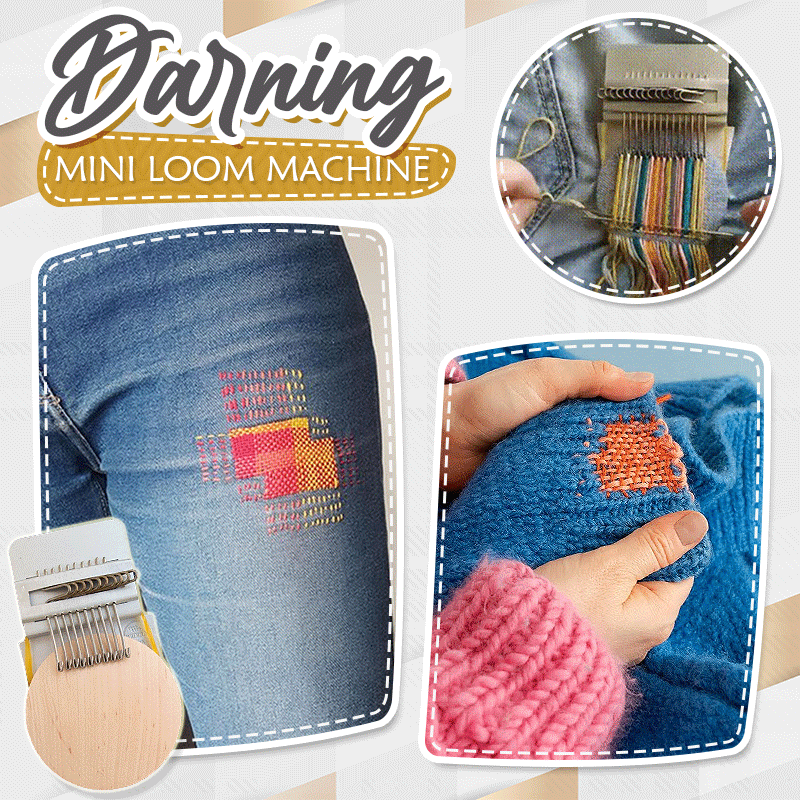 Mini Loom for Darning and Visible Mending - product view 6