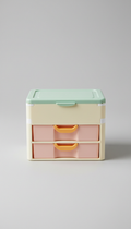 Stackable Craft Storage Box with Snap Lids
