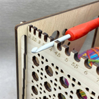 Wooden Yarn Guide and Craft Tool Organizer - product view 11