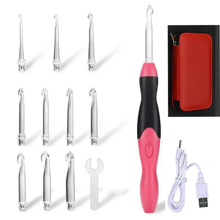 Rechargeable LED Crochet Hook Set - product view 6