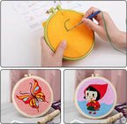 Wooden-Handle Interchangeable Embroidery Needle Kit - product view 2