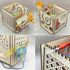 Wooden Yarn Guide and Craft Tool Organizer - product view 12
