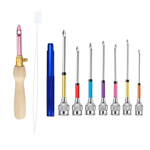 Wooden-Handle Interchangeable Embroidery Needle Kit - product view 5